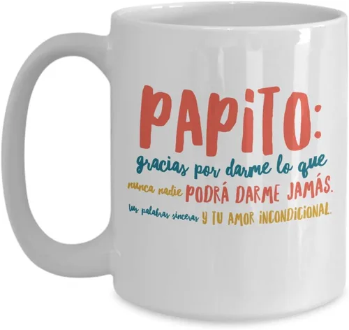 Miniatura 3 de Taza para Papá "El Mejor Papá del Mundo" Regalo emotivo y divertido para padre, abuelo o padrastro Taza personalizada con mensaje inspirador