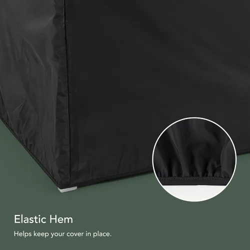 Miniatura 6 de Covermates Juego de funda clásica redonda para mesa de comedor y silla de patio, protección para muebles de exterior para todo tipo de clima, vinilo