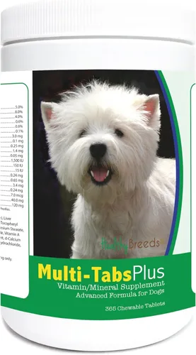 Miniatura 377 de Healthy Breeds American Staffordshire Terrier Multi-Tabs Plus tabletas masticables 180