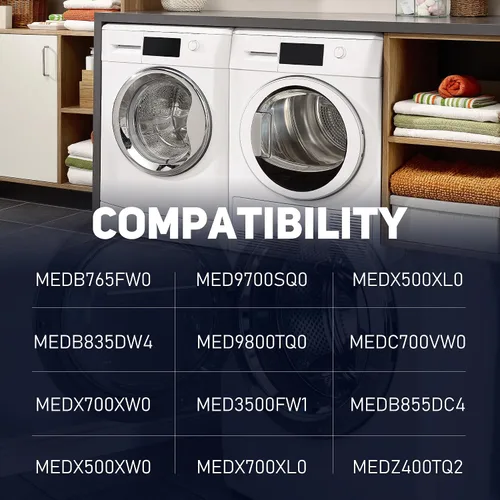 Miniatura 5 de MEDX700XW0 MEDB835DW4 MED9800TQ0 Elemento calefactor para secadora Maytag Epic z Bravos MEDB855DC4 MEDB765FW0 MEDX500XW0 MED9700SQ0 MED3500FW1
