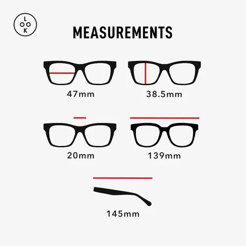 Miniatura 5 de LOOK OPTIC Cosmo Reader - Lectores elegantes unisex de calidad de prescripción cómodos resistentes a los arañazos