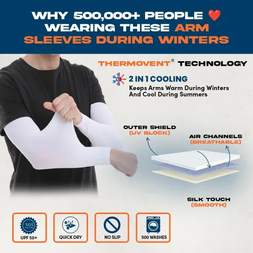 Miniatura 123 de ARMORAY - Mangas de brazo para hombres o mujeres; para cubrir tatuajes; de enfriamiento, para practicar deportes, básquetbol, golf, fútbol