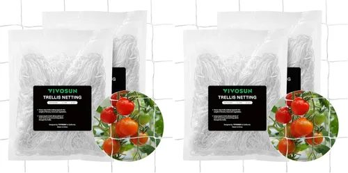 Miniatura 16 de VIVOSUN Malla enrejada de poliéster resistente para plantas, 5 x 15 pies, 1 paquete