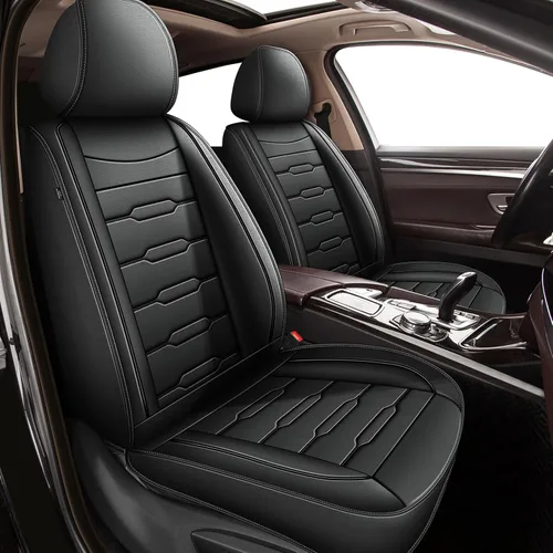 Miniatura 13 de AOMSAZTO 2 fundas de asiento delantero de automóvil, ajuste personalizado para Honda Accord 2003-2017, protector de asiento de coche de piel