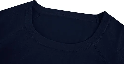 Miniatura 3 de Runcati Camiseta casual para hombre, elástica, de manga corta, de punto, de ajuste delgado, cuello redondo, suéter básico sólido