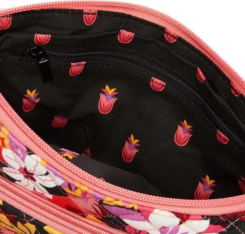 Miniatura 5 de Vera Bradley Bolso cruzado estilo hipster de algodón para mujer con protección RFID