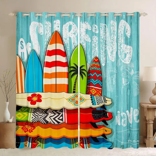 Miniatura 29 de Cortinas opacas con estampado de animales de safari, guepardo, cebra, tigre, jirafa, leopardo, 104 pulgadas de ancho x 84 pulgadas de largo
