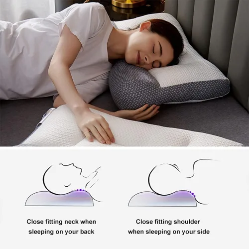 Miniatura 3 de Almohada para el cuello, almohada súper ergonómica, protege tu cuello y columna vertebral, almohadas ergonómicas para dormir, almohadas ergonómicas