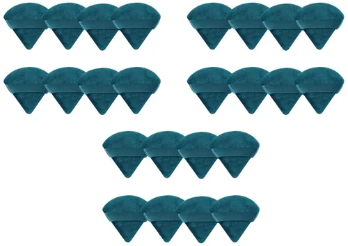 8 piezas triangulares de polvo para rostro, triángulo suave, esponja, herramientas de maquillaje de belleza (paquete de 3)