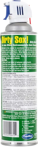 Miniatura 2 de 90-655 Dirty SOX - Aerosol eliminador de olores con pulverizador de gatillo, 14 onzas, color blanco