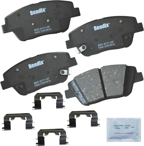 Miniatura 366 de Pastillas de freno delanteras cerámicas Bendix Priority1 CFC2302 para Hyundai Elantra 2021, Sonata 2022-2020, Kia K5 2023-2021