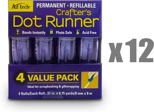 Miniatura 2 de AdTech Dot Glue Runner-Case Pack, PURPLE 12 Pack