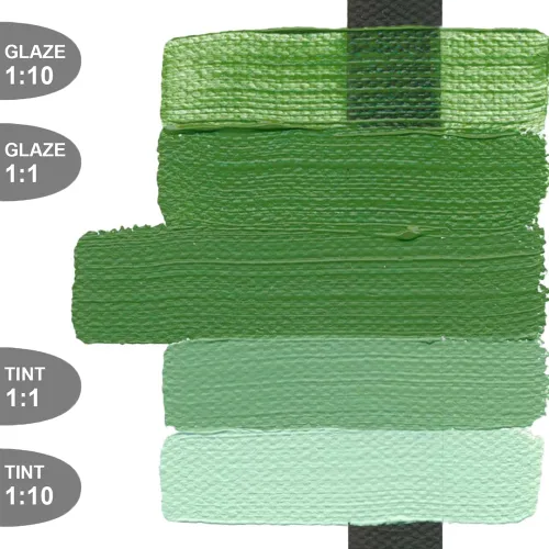 Miniatura 4 de Golden Pintura acrílica densa para cuerpo. Óxido de cromo verde