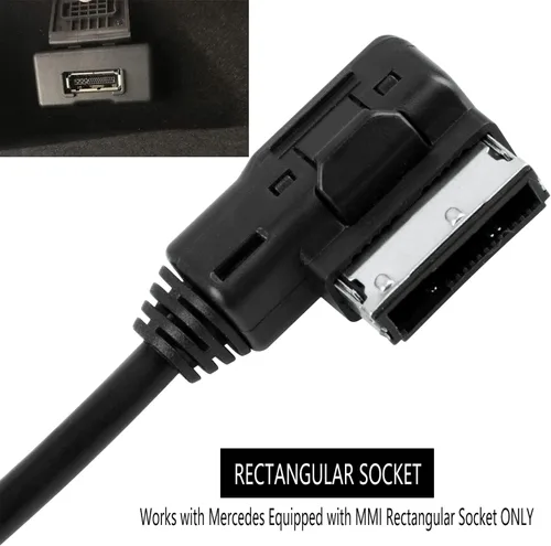 Miniatura 3 de Kit de coche Bluetooth para Mercedes-Benz Media Interfaz, zócalo rectangular MMI