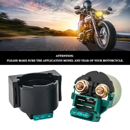 Miniatura 5 de Road Passion Relé solenoide de arranque 9CR6-150310 para Bayou 220 KLF220 1988-2002 Bayou 250 KLF250 2003-2010 KLX650 1993-1996 Vulcan 800 1996-2005
