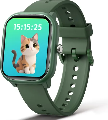 Miniatura 12 de Reloj inteligente para niños y niñas sin necesidad de APP/teléfono, reloj deportivo para niños de 1.8" IP68 resistente al agua, podómetro, monitor