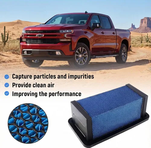 Miniatura 8 de P643133 Filtro de aire compatible con el motor diesel Chevrolet Silverado 6.6L International CV 4500/5500/6500 2019-2025 Chevrolet Silverado 6.6L