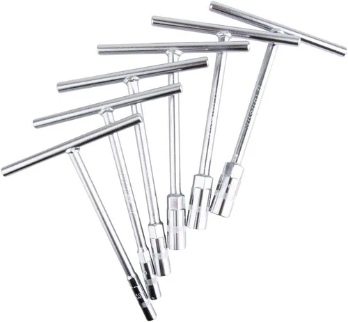 Tusk CR-V Steel Professional |Métrico|Juego Compacto de Llaves de Mango en T para ATV/MX, 6, 8, 10, 12, 13, 14mm