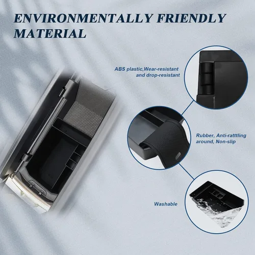 Miniatura 5 de BIBIBO [Actualizado para 2024 2025 2026 BMW iX Accesorios 2023-2026 BMW iX Organizador de Consola Central para 2023-2026 BMW iX (I20) Caja