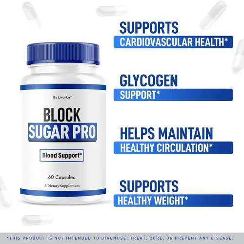 Miniatura 2 de Block Sugar Pro - Cápsulas oficiales BlockSugar Pro, píldoras de apoyo de suplemento SugarPro de bloque natural, fórmula avanzada, reseñas