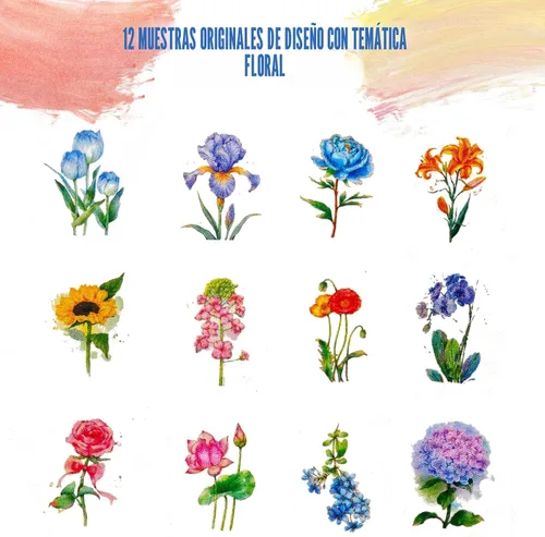 Miniatura 8 de Libro de trabajo de acuarela, libro para colorear al agua con 13 páginas de papel de 300 GSM, juego de pintura de acuarela de 26 colores con pincel