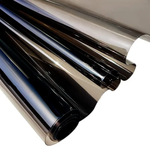Miniatura 8 de XHT 30x135cm Vinilo de PVC transparente, 0.4mm Lámina de neón de color sólido resistente al agua, tela super transparente con espejo para hacer