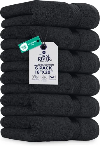 Miniatura 49 de DAN RIVER Paquete de 24 paños de lavado para ducharse [12 x 12] – 100% algodón paños de franela de alta calidad para baño, altamente absorbentes