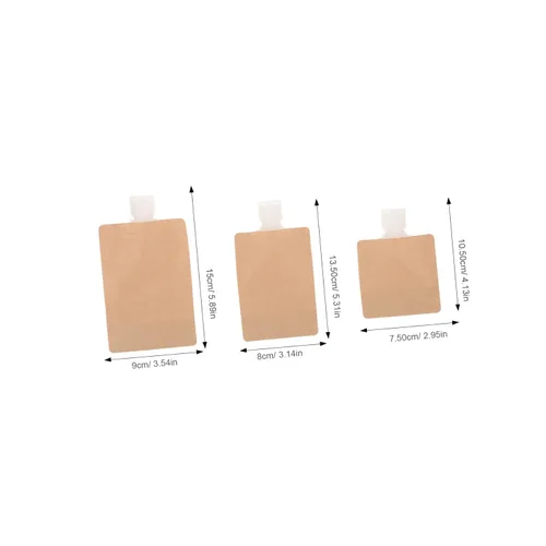 Miniatura 5 de HEALLILY Bolsa de loción de viaje recargable portátil con diseño a prueba de fugas para artículos de tocador y cuidado de la piel, ligera, compacta