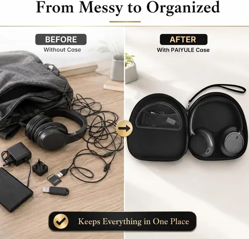 Miniatura 6 de Funda de auriculares para Sony WH-CH720N WH-CH520 WH-1000XM4 para Soundcore Q20i Q20 Q30 para auriculares JBL Tune 720BT 510BT con cancelación