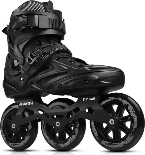 Patines en línea para hombres y mujeres, patines de 3 ruedas para hombres y mujeres, patines de carreras de velocidad en línea de alto rendimiento