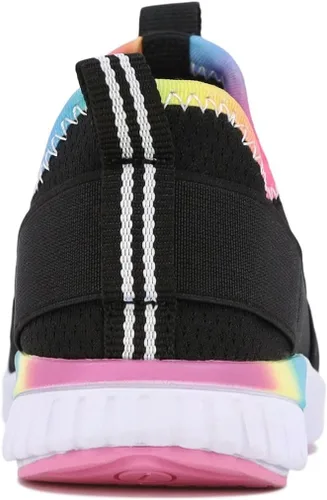 Miniatura 3 de Nautica Tenis sin cordones para niña, zapatos deportivos para correr, caminar, jugar tenis y deportes (niños pequeños)