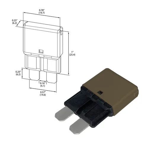 Miniatura 3 de Fusible de disyuntor ATC/ATO de reinicio automático de 7.5 amperios para automóvil marino, RV, automóvil, camión, protección de batería, reinicio