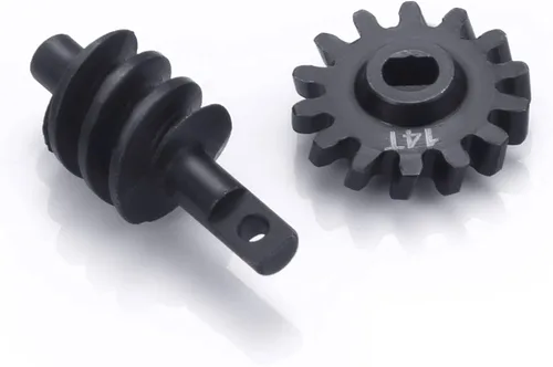 MORLORDY Engranaje de gusano diferencial de los engranajes de sobremarcha de acero de RC 14T para SCX24 actualizaciones 1/24 piezas de coche de la