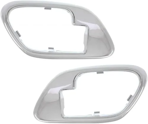 Para Chevy K1500/K2500 Suburban 1995 96 97 98 1999 manija de puerta lado del conductor y pasajero | Par | Delantero | Interior | Todo cromado | Lado