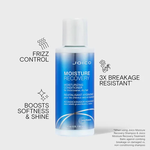 Miniatura 3 de Joico Moisture Recovery Moisturizing Conditioner For Thick, Coarse, Dry Hair Replenish Moisture Restore Smoothness & Elasticity Strengthen &