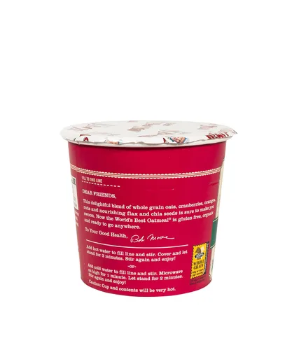 Miniatura 3 de Bob's Red Mill Taza de avena orgánica, naranja arándano, 1 taza (paquete de 4), sin OMG, grano entero, Kosher