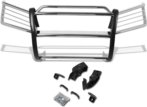 Miniatura 11 de DNA MOTORING GRILL-G-059-BK - Protector de rejilla para parachoques delantero, color negro, compatible con Sequoia 01-07