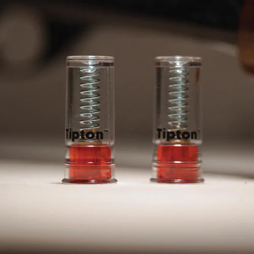 Miniatura 4 de Tipton Tapas a presión para escopeta con imprimación falsa, construcción reutilizable, en varios calibres para disparo en seco, práctica