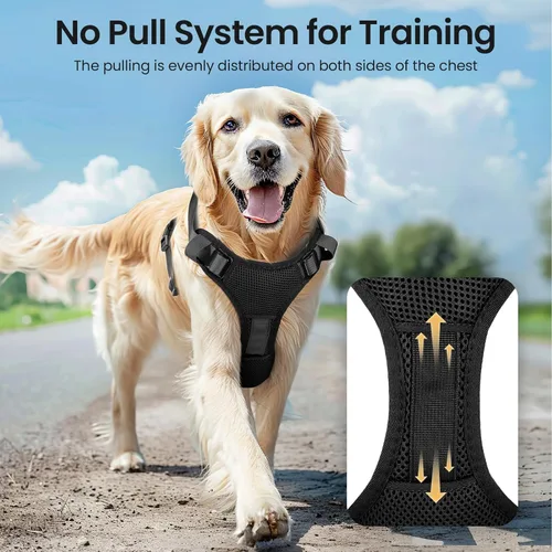 Miniatura 3 de Arnés con luz para perro, arnés reflectante para mascotas, recargable, arnés de chaleco LED para pasear por la noche, chaleco de seguridad ajustable