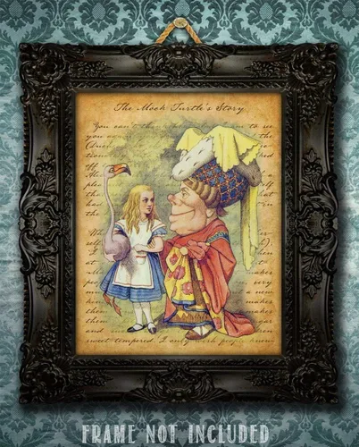 Miniatura 3 de Alicia en el país de las maravillas - Póster de pared sin marco de 11 x 14 pulgadas - Regalos y decoraciones perfectos de Alicia en el país
