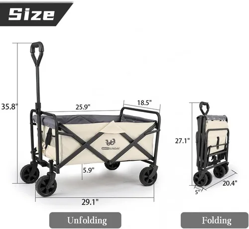 Miniatura 4 de Folding Garden Wagon Whitsunday