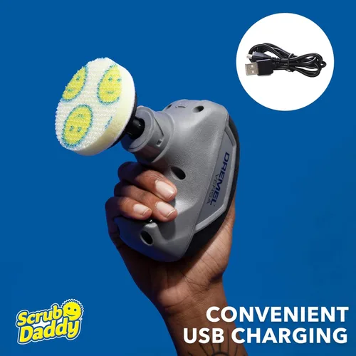 Miniatura 5 de Kit de Limpieza con Cepillo Eléctrico Giratorio Dremel Versa Power con 5 Esponjas de Limpieza Scrub Daddy - Limpiador Eléctrico Inalámbrico