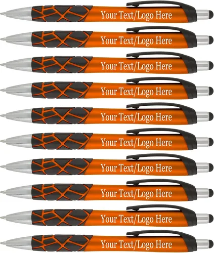 Miniatura 4 de Bolígrafos capacitivos personalizados con tu logotipo o texto personalizado, paquete de 200 unidades a granel para negocios, fiestas y eventos