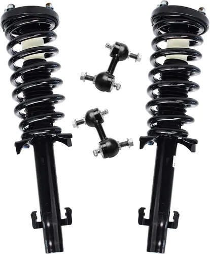 Miniatura 59 de Detroit Axle - Kit de puntales delanteros para Jeep Grand Cherokee 2005-2010 2006-2010 Commander 2007 2008 2009, 2 montajes rápidos de 2 barras