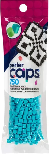Miniatura 21 de Perler 80-16107 Solid-Top Cap Perler Beads, Bronceado, 750 piezas