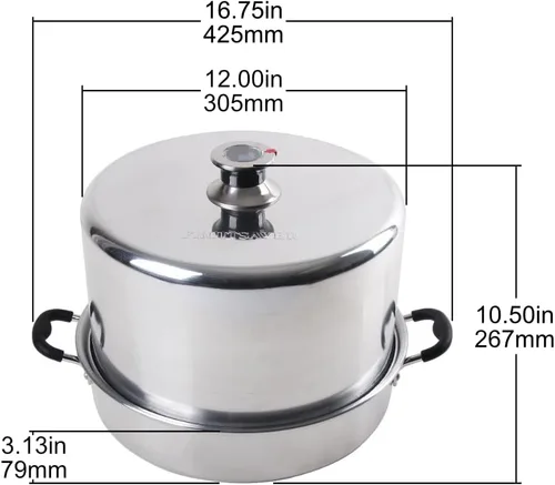 Miniatura 4 de VICTORIO VKP1054 olla de presión de aluminio con indicador de temperatura