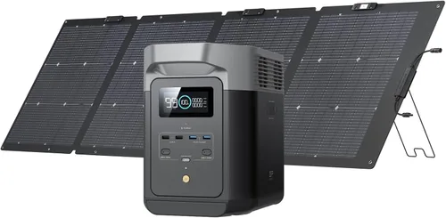 Miniatura 14 de EF ECOFLOW - Estación de energía portátil DELTA 2, batería de 1024 Wh LiFePO4 (LFP), salida de 1800 W AC/100 W USB-C, panel solar opcional