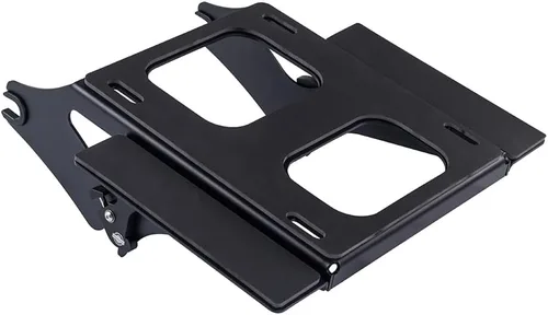 Miniatura 8 de Motorcycle Tour Trunk Pack Mount para 2009+ Harley Touring Equipaje - Negro, Soporte de montaje desmontable de liberación rápida Negro Año: 2009-2018