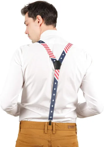 Miniatura 87 de Tirantes para hombre Tirantes elásticos con espalda en Y