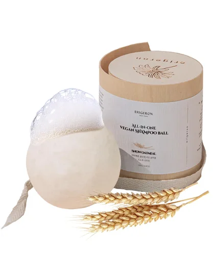 Miniatura 12 de Barra de champú Mochi de carbón negro todo en uno para cuero cabelludo graso, aceite de romero, té verde, champú para caspa y picazón en el cuero